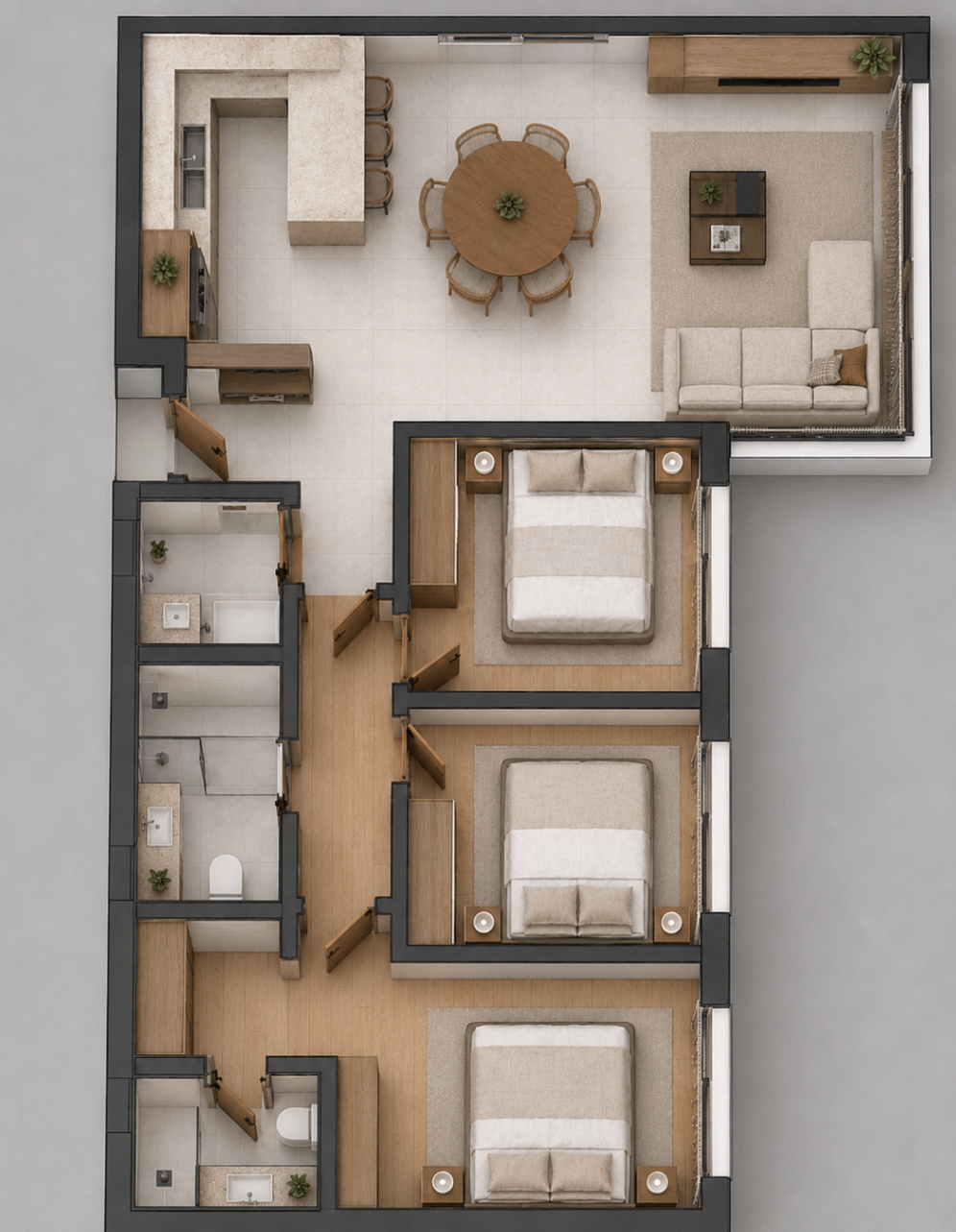 Planta da moradia